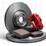 Image representing brake system components like pads and rotor
